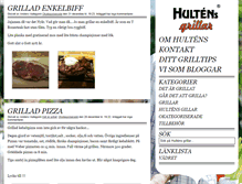 Tablet Screenshot of hultensgrillar.se
